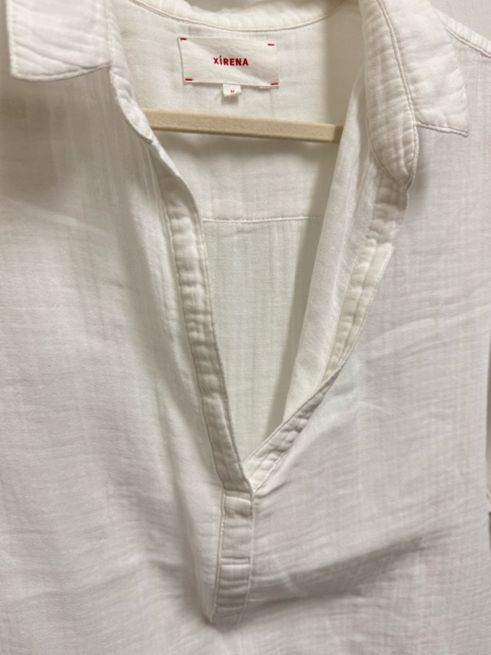 Xirena White Popover - Picture 4 of 10